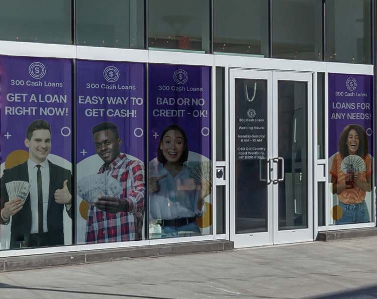300 Cash Loans store exterior